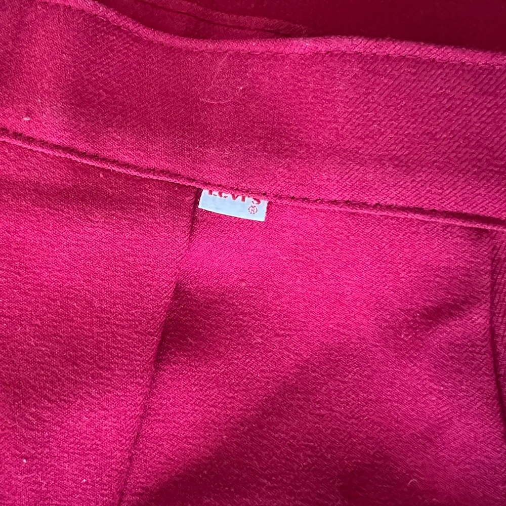Vintage Levi’s 531 Women’s Slack Pants Red Size 10 - Picture 5 of 7